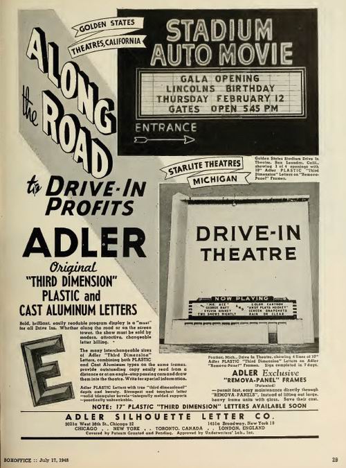 Waterford Drive-In Theatre - AS THE STARLITE FROM RON GROSS
